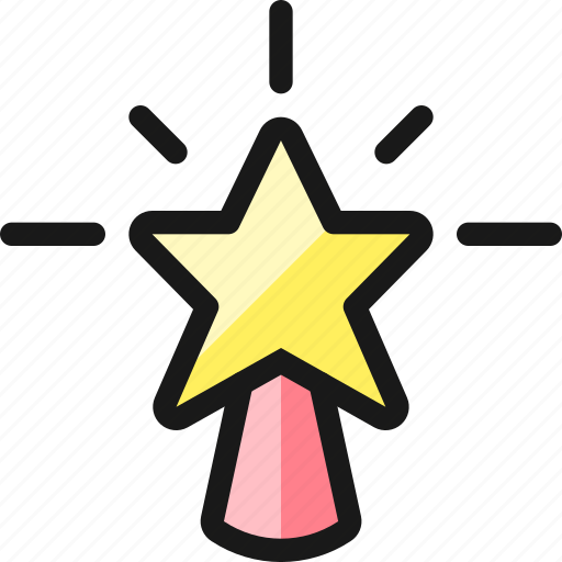 Christmas, tree, top, star icon - Download on Iconfinder