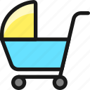 baby, care, trolley