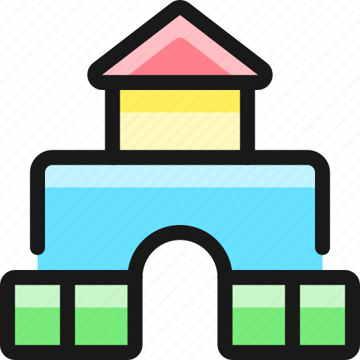 Educative, toys, house icon - Download on Iconfinder