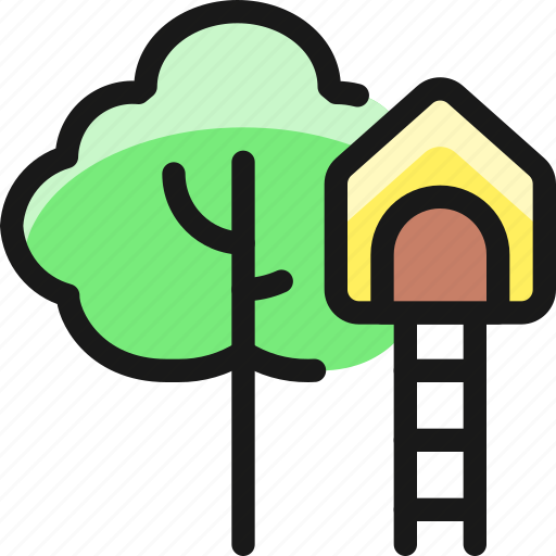 Family, outdoors, tree, house icon - Download on Iconfinder