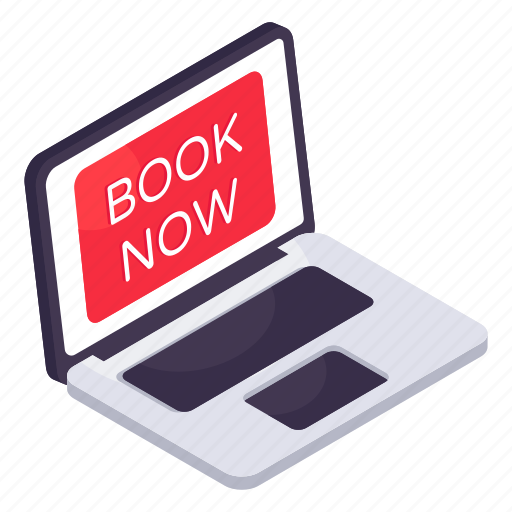 Book now, online booking, internet booking, booking app, ticket booking icon - Download on Iconfinder