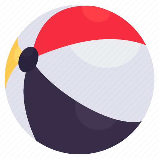 Beach ball, sports tool, sports equipment, playball, ball icon - Download on Iconfinder