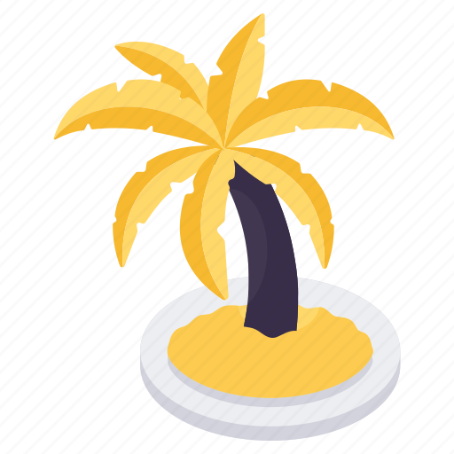 Palm tree, coconut tree, beach tree, arecaceae, nature icon - Download on Iconfinder
