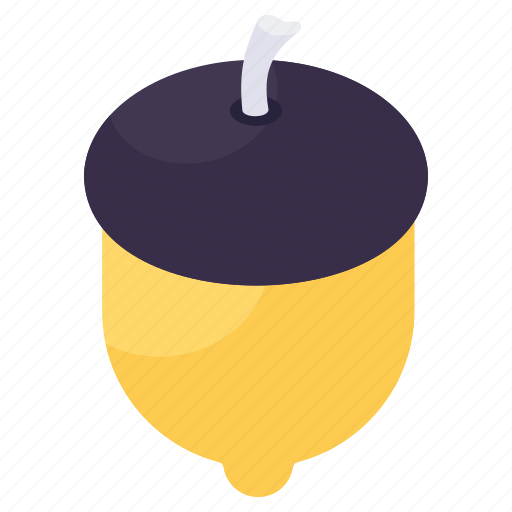 Acorn, fruit, edible, nutrition diet, healthy meal icon - Download on Iconfinder