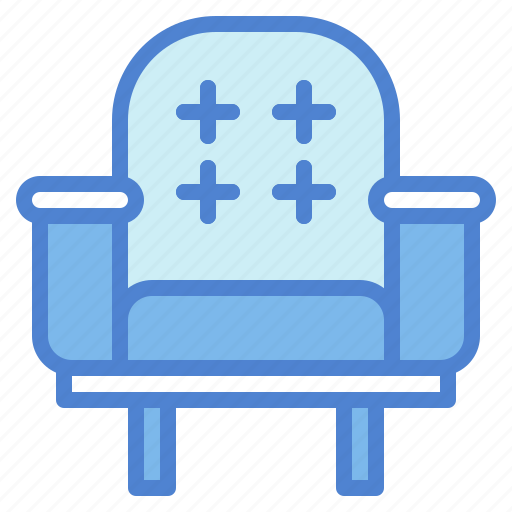 Armchair, chair, furniture, silhouette icon - Download on Iconfinder