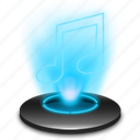 music, audio, media, multimedia, player, sound, hologram