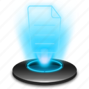 notepad, document, message, note, text, type, hologram