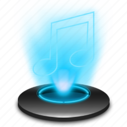 music, audio, media, multimedia, player, sound, hologram 