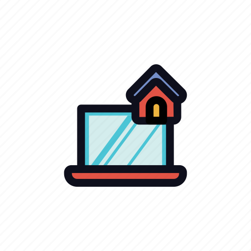 Home, laptop, house icon - Download on Iconfinder