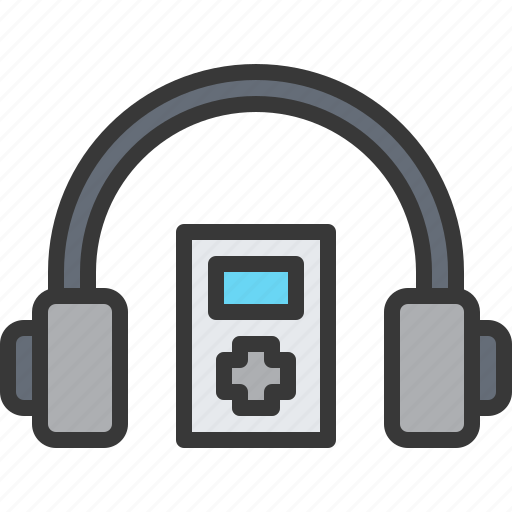 Headphone, headset, music, player, sound, audio, media icon - Download on Iconfinder