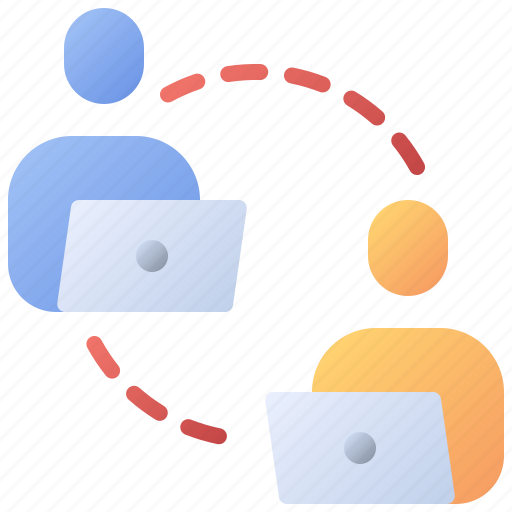 Social, media, communication, network, connection, laptop, chat icon - Download on Iconfinder