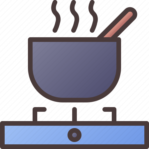 Cooking, pot, boil, soup, cook, food, hot icon - Download on Iconfinder