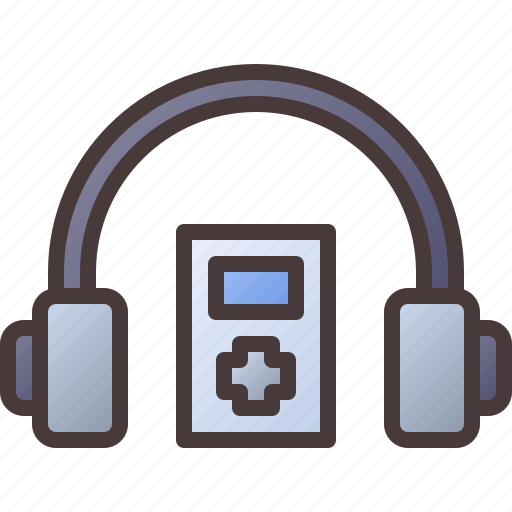 Headphone, headset, music, player, sound, audio, media icon - Download on Iconfinder