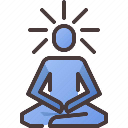 Meditation, yoga, fitness, meditate, pose, well, being icon - Download on Iconfinder