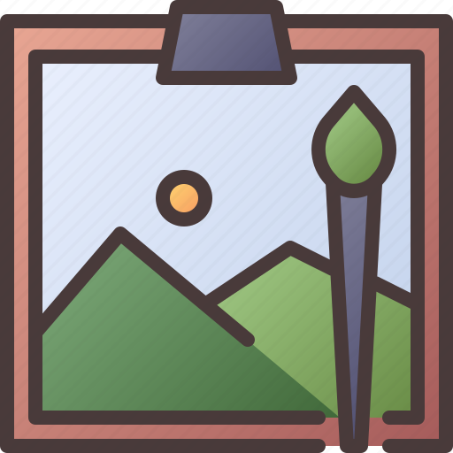 Paint, painting, draw, drawing, art, brush, picture icon - Download on Iconfinder