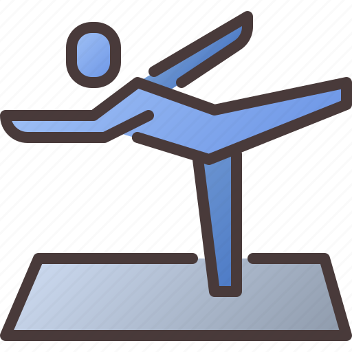 Yoga, exercise, pose, fitness, workout, health, healthy icon - Download on Iconfinder