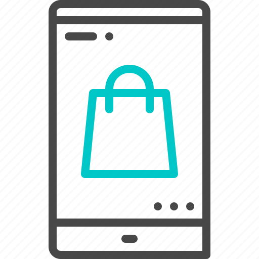 Shopping, online, ecommerce, market, app, shop, mobile icon - Download on Iconfinder