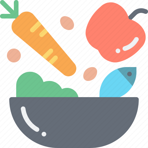 Food, healthy, fruit, vegetable, fish, carrot, apple icon - Download on Iconfinder