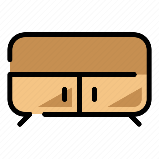Cabinet, tv stand, furniture, tv cabinet icon - Download on Iconfinder