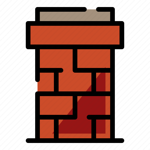 Chimney, fireplace, christmas, winter icon - Download on Iconfinder