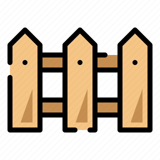 Fence, wooden fence, garden, wood icon - Download on Iconfinder