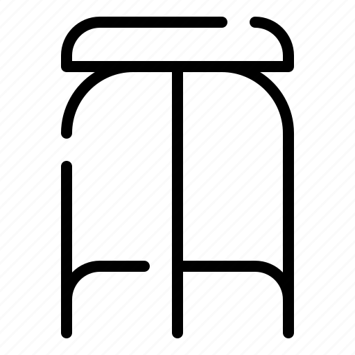 Stool, chair, bar chair, bar icon - Download on Iconfinder