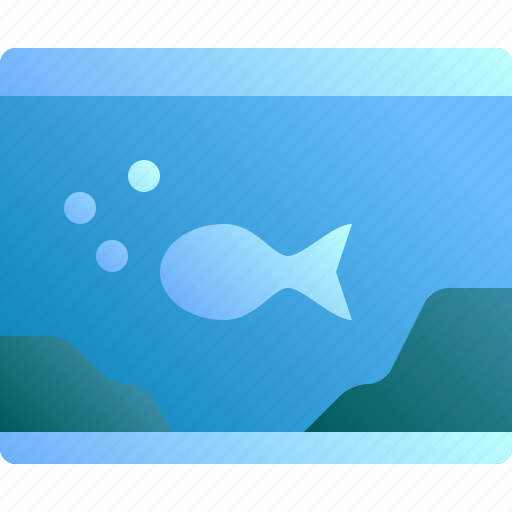 Aquarium, decoration, fish, tank, water icon - Download on Iconfinder