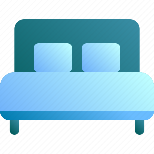 Bed, double, furniture, home, hotel icon - Download on Iconfinder