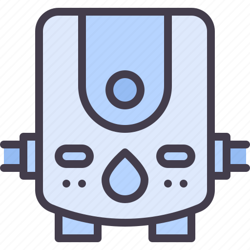 Heater, water, automation, electronics, technology icon - Download on Iconfinder