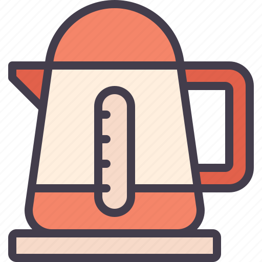 Kettle, coffee, pot, kitchenware, hot, drink, technology icon - Download on Iconfinder