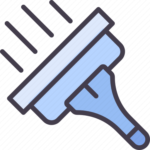 Squeegee, clean, window, wiper, housework, glass icon - Download on Iconfinder