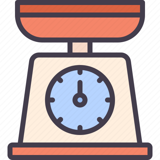 Weight, scale, scales, kitchen, balance icon - Download on Iconfinder