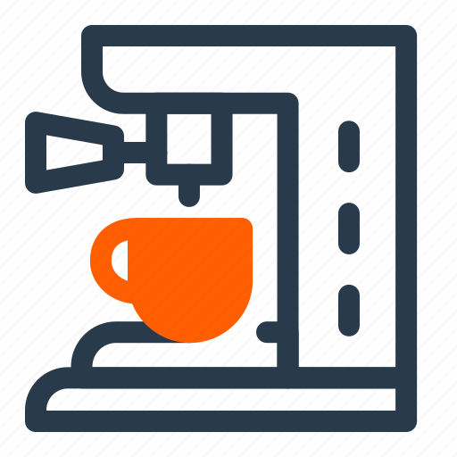 Espresso, machine, kitchen appliance, appliance, household, electric tool, appliance technology icon - Download on Iconfinder
