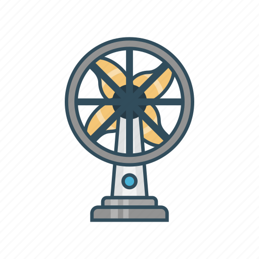 Air, blowing, electronics, fan, wind icon - Download on Iconfinder