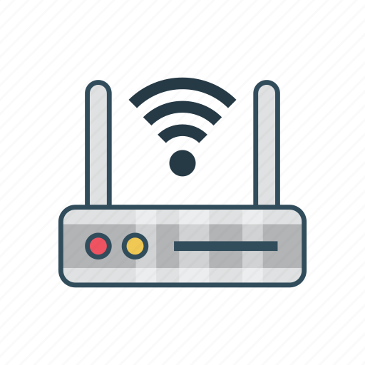 Antenna, modem, router, signal, wireless icon - Download on Iconfinder