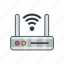 antenna, modem, router, signal, wireless 