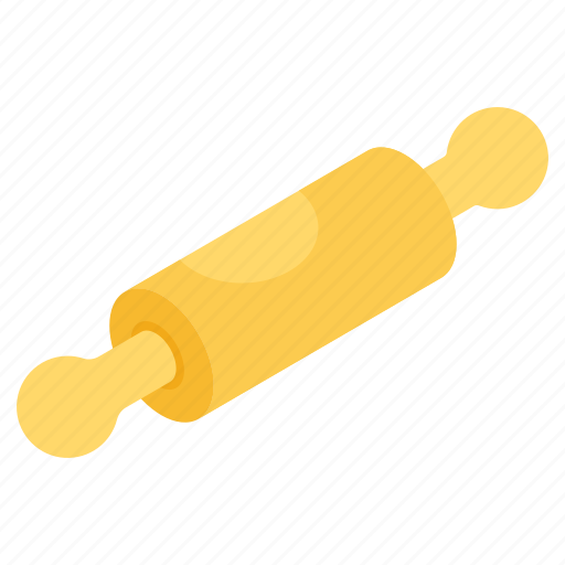 Rolling pin, dough roller, kitchenware, kitchen accessory, kitchen utensil icon - Download on Iconfinder