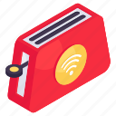 smart toaster, toast machine, sandwich maker, electronic, kitchen appliance