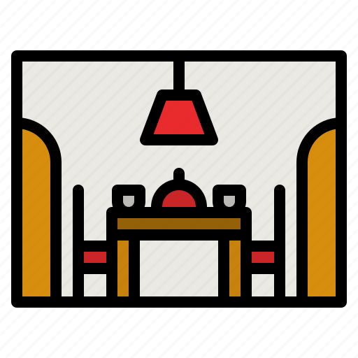 Dinner, table, room, meeting, chair icon - Download on Iconfinder