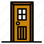 door, furniture, household, doorway, exit 