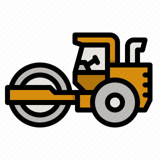 Tractor, crusher, construction, heavy, truck icon - Download on Iconfinder