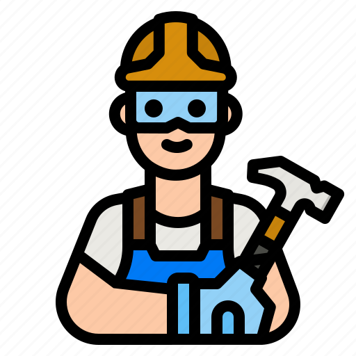 Worker, job, man, user, engineer icon - Download on Iconfinder