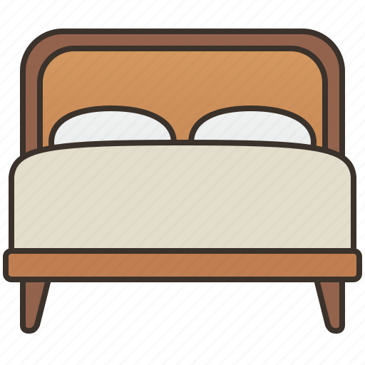 Bed, bedroom, furniture, mattress, sleeping icon - Download on Iconfinder