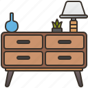 cabinet, cupboard, drawer, furniture, home