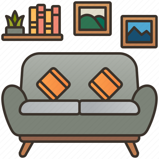 Comfortable, living, room, seat, sofa icon - Download on Iconfinder