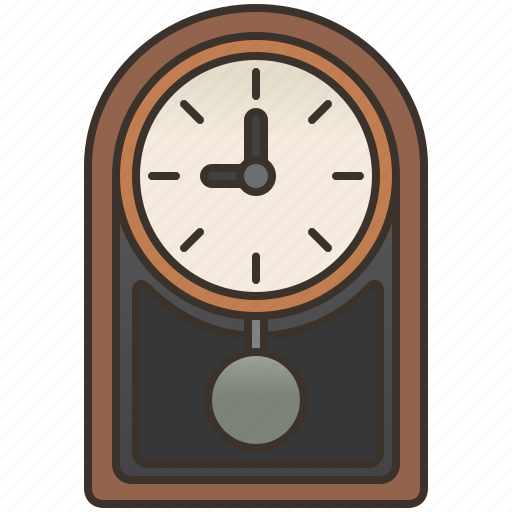 Clock, decoration, time, vintage, wall icon - Download on Iconfinder