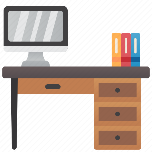 Desk, interior, office, room, workspace icon - Download on Iconfinder