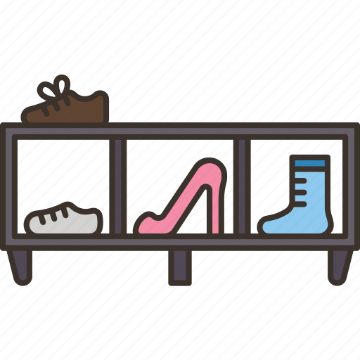 Shoe, rack, footwear, storage, wardrobe icon - Download on Iconfinder