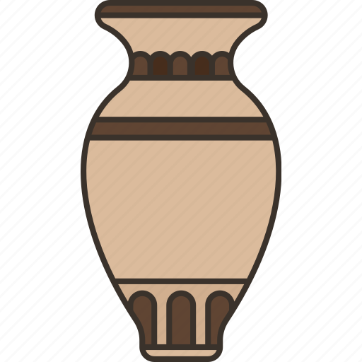 Vase, ceramic, vessel, floral, decoration icon - Download on Iconfinder