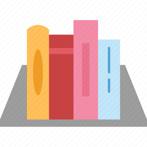 Bookend, books, stack, shelves, decoration icon - Download on Iconfinder